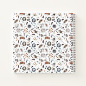 Bakterien- und Virusmuster Notizblock (Rückseite)