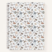 Bakterien- und Virusmuster Notizblock (Vorderseite)