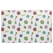 Bakterien- und Virusmuster Stoff (Fat Quarter (45,7 x 55,9 cm))