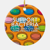 BAKTERIEN UNTERSTÜTZEN KERAMIK ORNAMENT (Hinten)