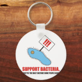 Bakterien unterstützen schlüsselanhänger (Vorderseite)