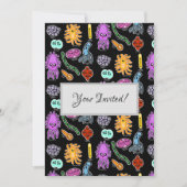 Bakterienarten Einladung (Vorderseite)