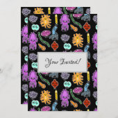 Bakterienarten Einladung (Vorne/Hinten)