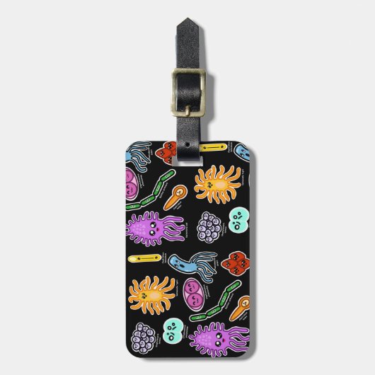 Bakterienarten Gepäckanhänger (Vorderseite vertikal)