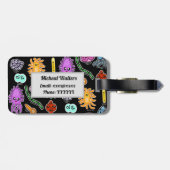 Bakterienarten Gepäckanhänger (Rückseite horizontal)