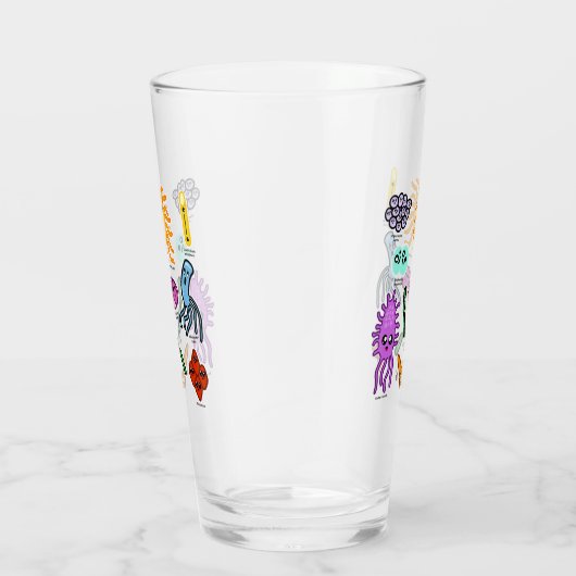 Bakterienarten Glas (Rechts)