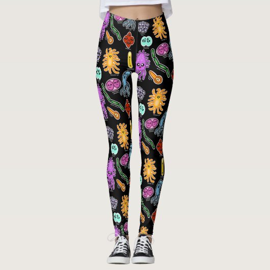 Bakterienarten Leggings (Vorderseite)