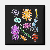 Bakterienarten Magnet (Vorne)