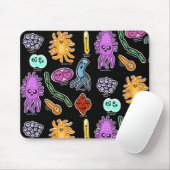 Bakterienarten Mousepad (Mit Mouse)