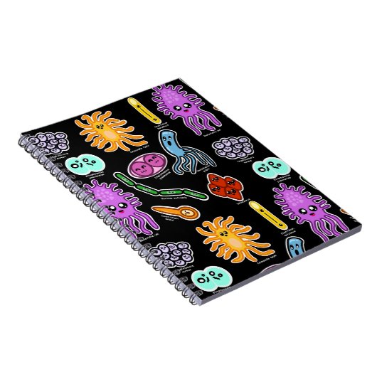 Bakterienarten Notizblock (Rechte Seite)