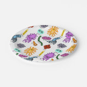 Bakterienarten Pappteller (Schrägansicht)