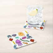 Bakterienarten Rechteckiger Pappuntersetzer (Vor Ort)