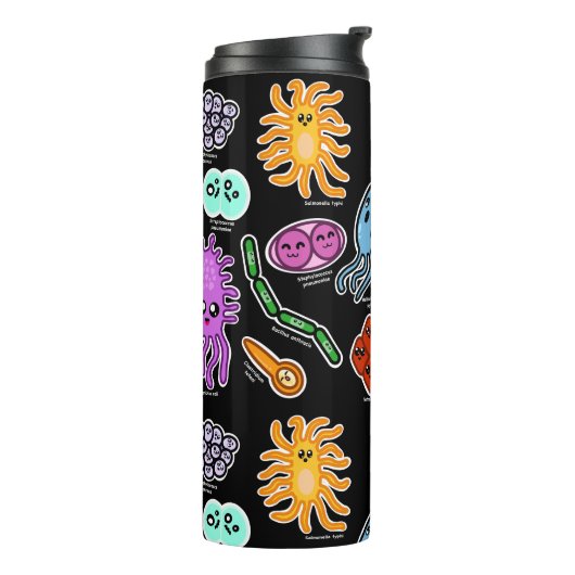 Bakterienarten Thermosbecher (Nach links gedreht)