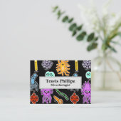 Bakterienarten Visitenkarte (Stehend Vorderseite)