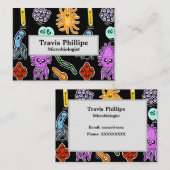 Bakterienarten Visitenkarte (Vorne/Hinten)