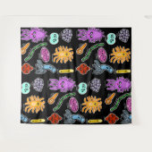 Bakterienarten Wandteppich (Vorderseite (Horizontal))