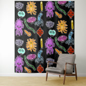 Bakterienarten Wandteppich (Beispiel)