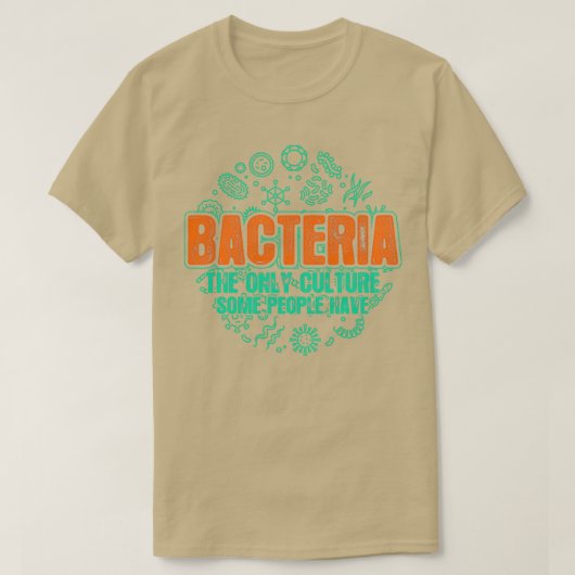 Bakterienbiologie 1 T-Shirt (Design vorne)