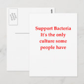 Bakterienjak Postkarte (Vorne/Hinten)