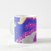 Bakterienkarte Tasse (Vorderseite Links)