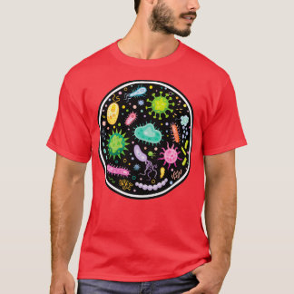Bakterienkultur in der Mikrobiologie T-Shirt