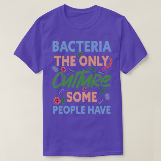 Bakterienmikrobiologie Biologie T-Shirt (Design vorne)