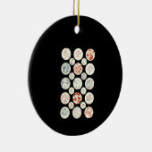 Bakterienmikrobiologie winzig keramik ornament (Rechts)