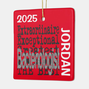 Bakteriologin Extraordinaire CUSTOM Keramikornament