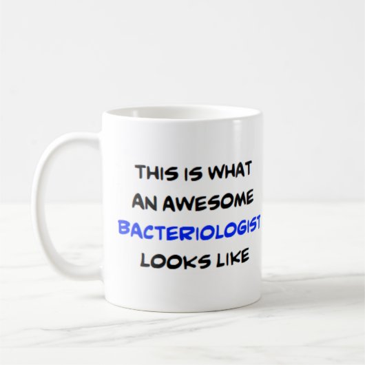 Bakteriologin, phantastisch kaffeetasse (Links)