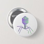 Bakteriophage Button (Vorne & Hinten)