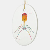 Bakteriophage Keramik Ornament (Links)