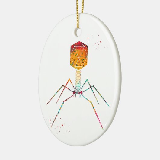 Bakteriophage Keramik Ornament (Links)