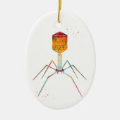 Bakteriophage Keramik Ornament (Vorne)