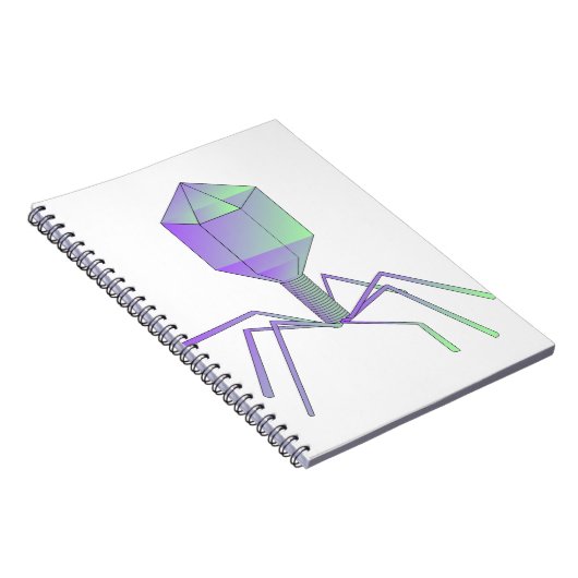 Bakteriophage Notizblock (Rechte Seite)