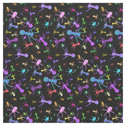 Bakteriophage - psychodelisch stoff (Nahaufnahme)