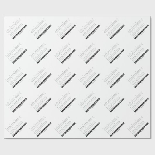 Bakteriophage-Regel! (Bakterien-Virus DNS) Geschenkpapier (Flach)