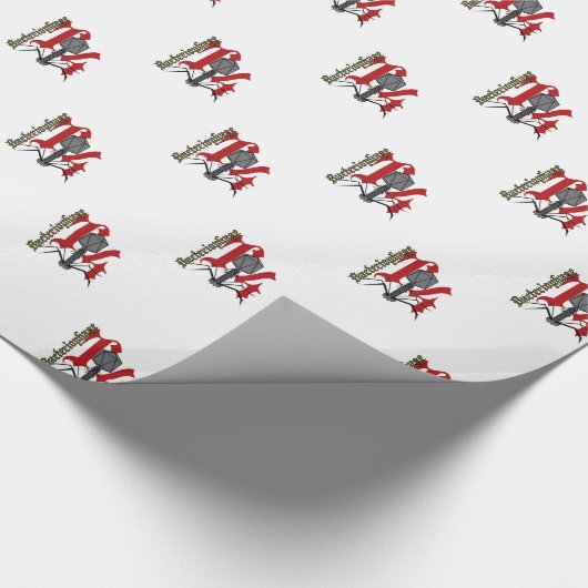 Bakteriophage T4 Geschenkpapier (Ecke)