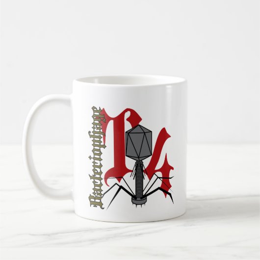 Bakteriophage T4 Kaffeetasse (Links)