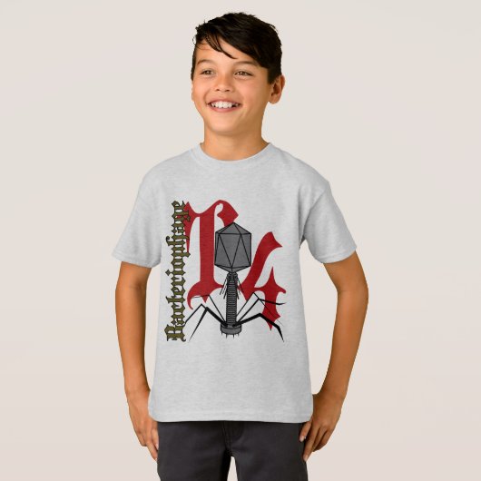 Bakteriophage T4 T-Shirt (Vorne ganz)