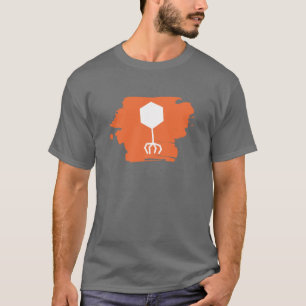 Bakteriophagenlogo-T - Shirt (orange)