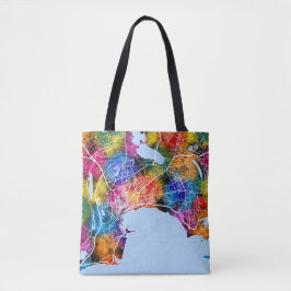 Baku Aserbaidschan Stadtkarte Tasche