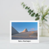 Baku, aserbaidschanisches Andenken nach Karte (Stehend Vorderseite)