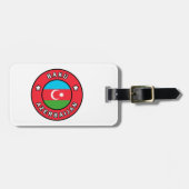 Baku Aserbaijan Gepäckanhänger (Vorderseite horizontal)