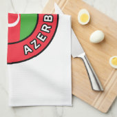 Baku Aserbaijan Geschirrtuch (Viertel Falte)