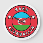 Baku Aserbaijan Große Wanduhr (Vorderseite)