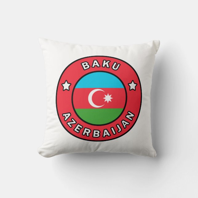 Baku Aserbaijan Kissen (Vorderseite)