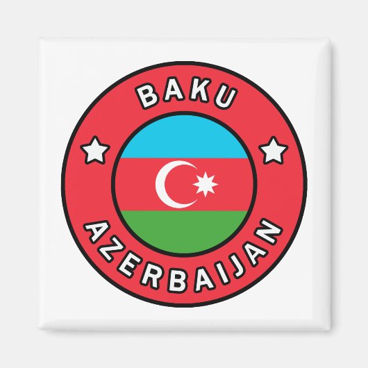 Baku Aserbaijan Magnet (Vorne)