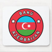 Baku Aserbaijan Mousepad (Vorne)