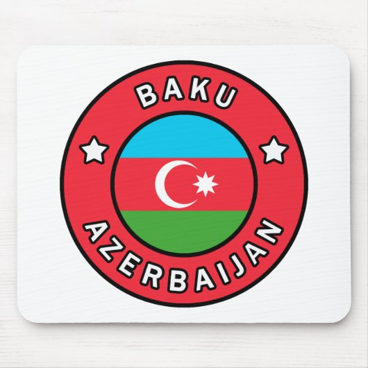 Baku Aserbaijan Mousepad (Vorne)