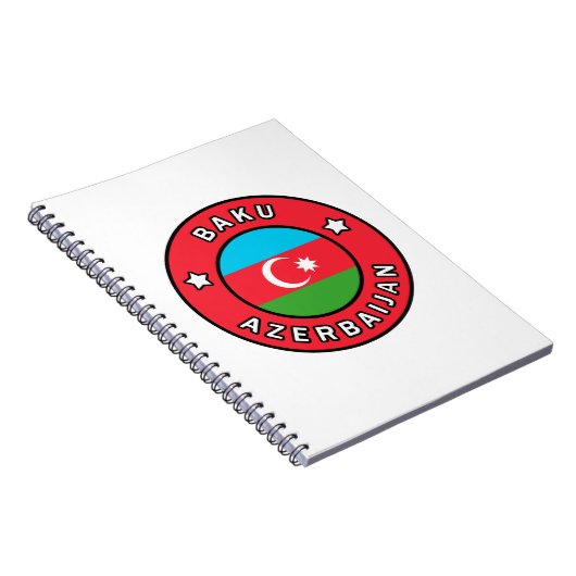 Baku Aserbaijan Notizblock (Rechte Seite)